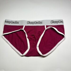 Men's Burgundy Briefs Cheap Undies